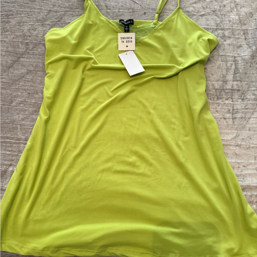 Lime Green Women's Cami Top